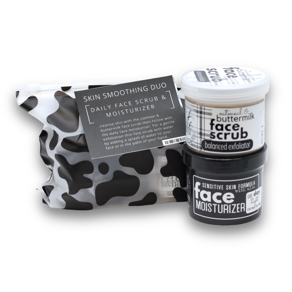 Face Scrub + Daily Face Moisturizer